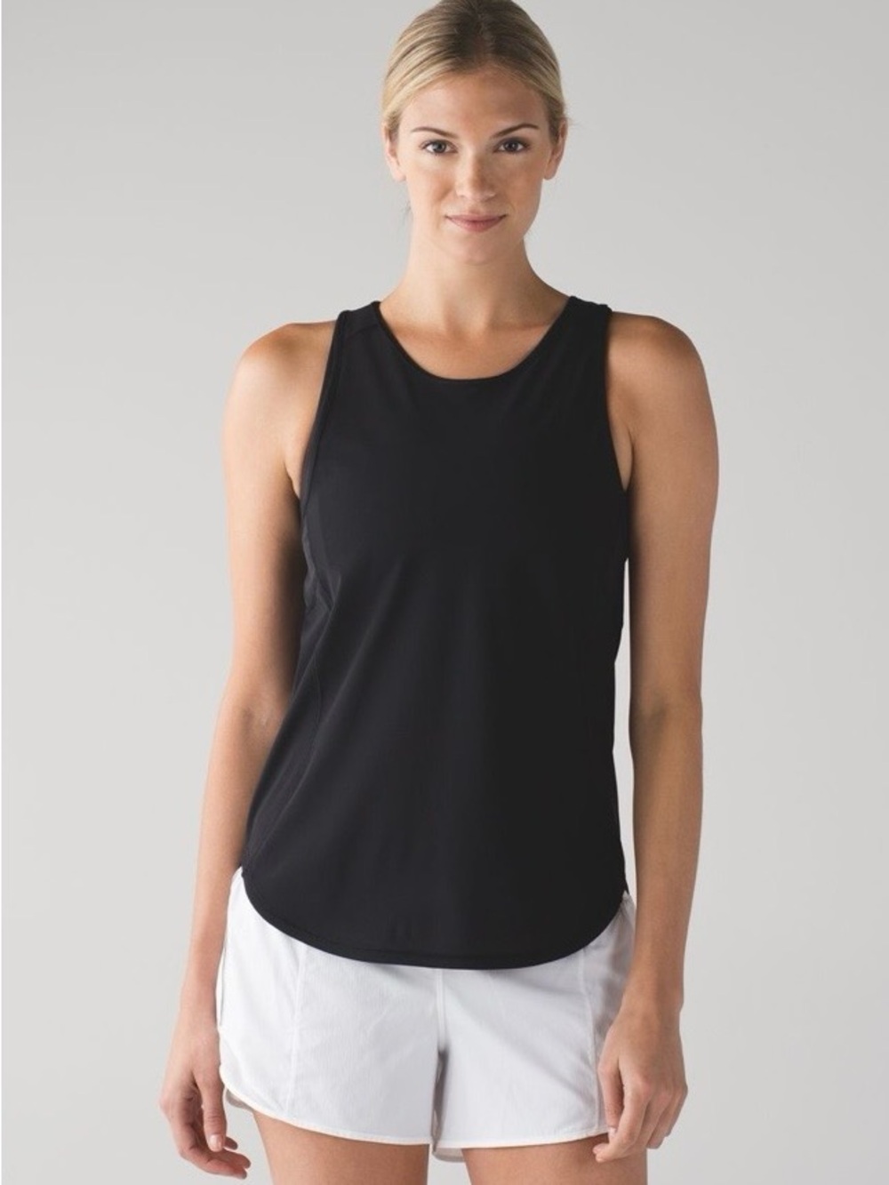 Lululemon Sculpt Tank II Black Women’s Performance Top Mesh Vents Size S